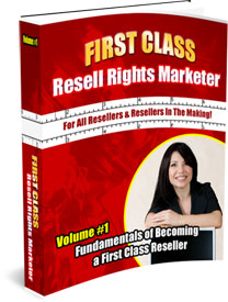 First Class Resell Rights Marketer Series